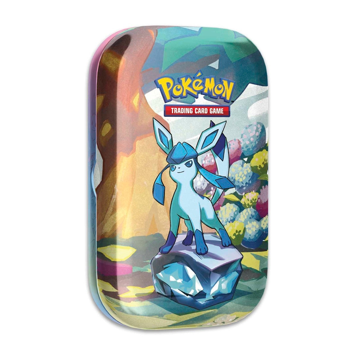 Pokemon Scarlet & Violet: Prismatic Evolutions Glaceon Mini Tin, English Edition